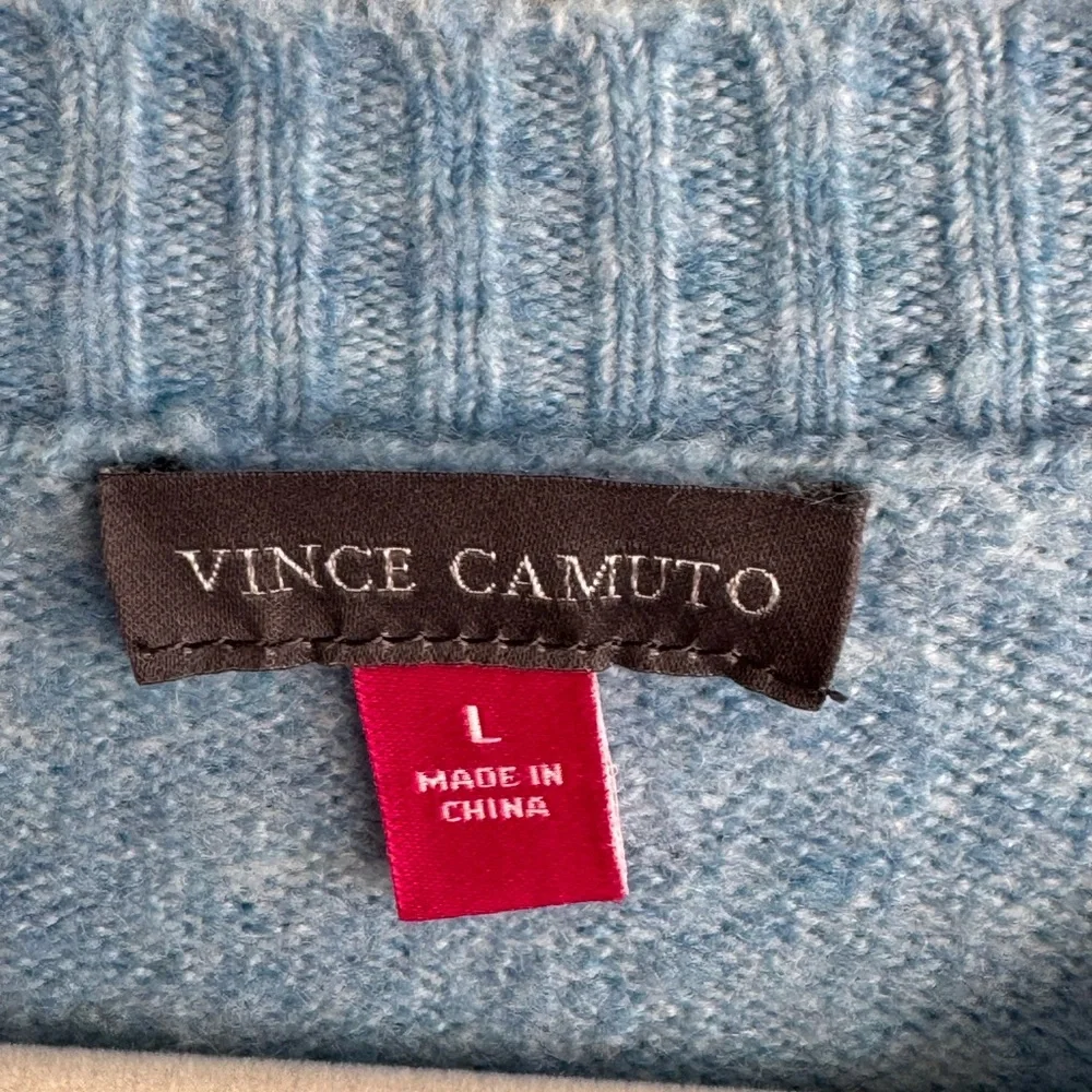 Vince Camuto Light Blue Women's Crew Neck Sweater - Picture 3 of 7